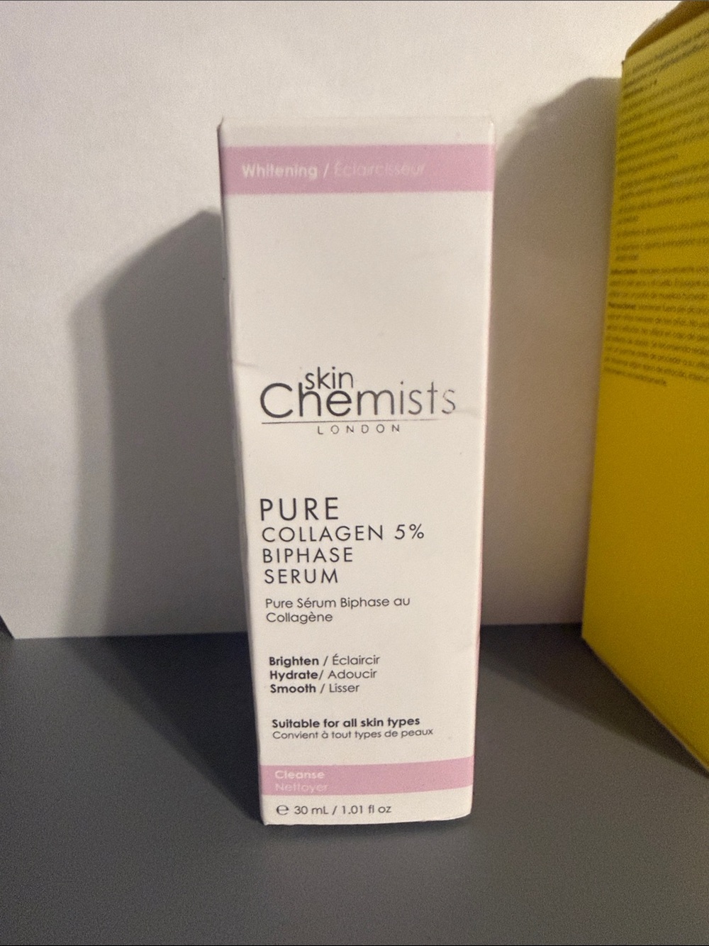 Pure Collagen 5% Biphase Serum — White & Pink